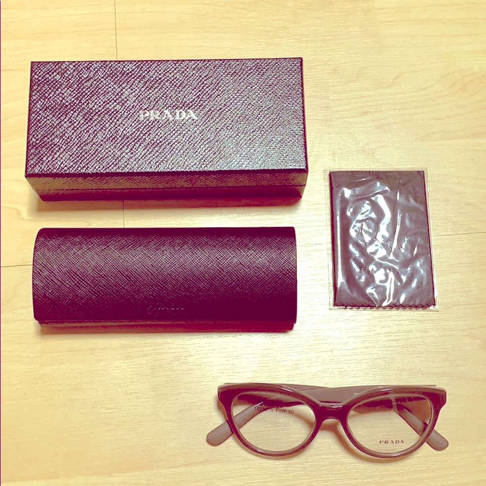 Prada Prescription Glasses Demi Lenses NEW